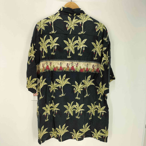 ピエールカルダン pierre cardin 総柄レーヨンアロハシャツ メンズ XL
