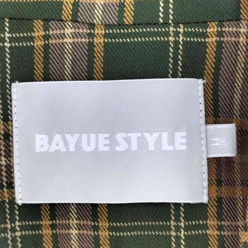 BAYUE チェックテーラードジャケット レディース import:M