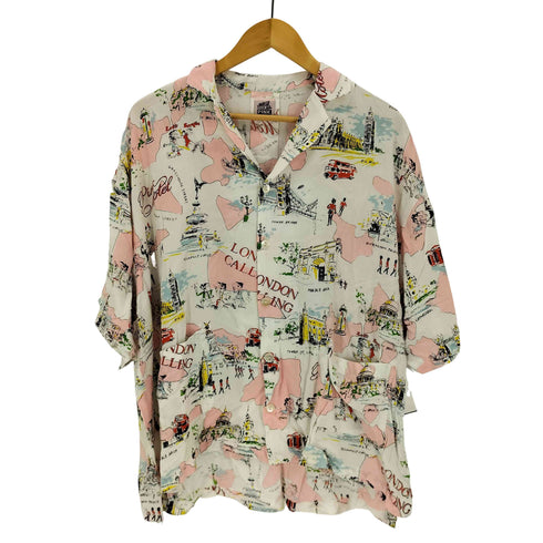アールエヌエー RNA PINK MOTEL ロンドンスーベニアシャツ レディース import:M
