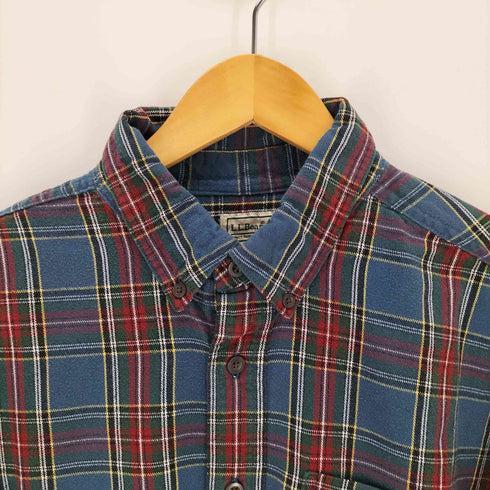 エルエルビーン L.L.Bean ELSAVADOR製 フランネルボタンダウンシャツ メンズ import:L