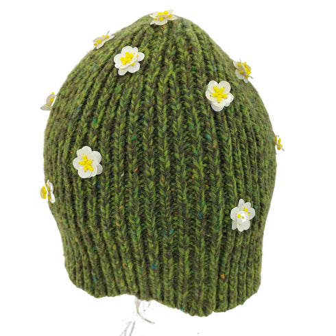 イロジカケ irojikake 24AW FLOWER BEANIE レディース