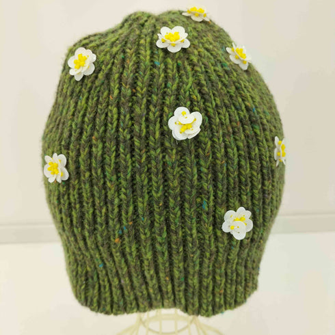 イロジカケ irojikake 24AW FLOWER BEANIE レディース