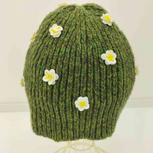 イロジカケ irojikake 24AW FLOWER BEANIE レディース