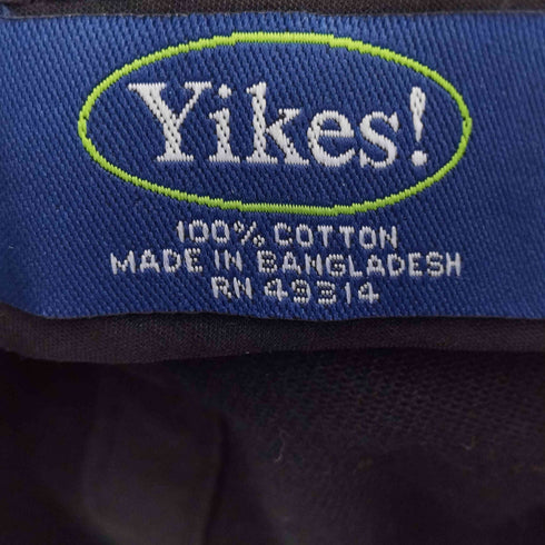 Yikes フロント刺繍 6パネルキャップ レディース