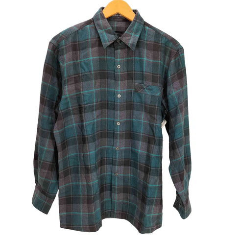 ピエールカルダン pierre cardin ウールフランネルシャツ メンズ import:L