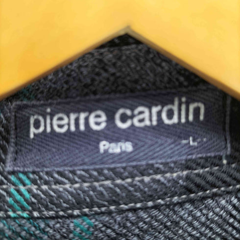 ピエールカルダン pierre cardin ウールフランネルシャツ メンズ import:L