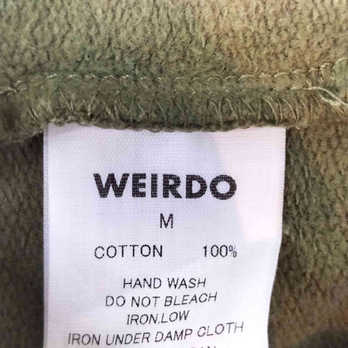 ウィアード WEIRDO FLYING WEIRDO CREW NECK ステンシルプリント クルーネックスウェット トレーナー メンズ M