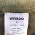 ウィアード WEIRDO FLYING WEIRDO CREW NECK ステンシルプリント クルーネックスウェット トレーナー メンズ M