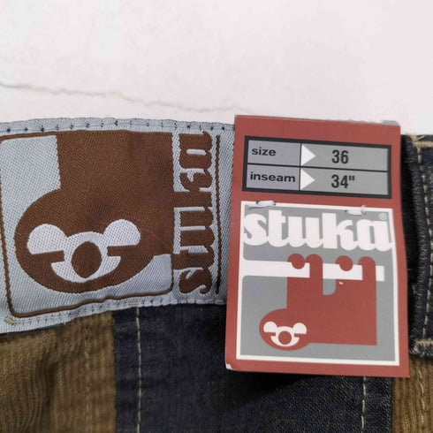 stuka パッチワークワイドパンツ import メンズ 36/34
