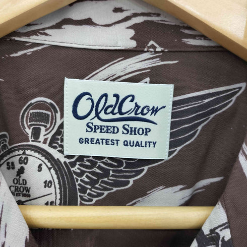 グラッドハンド GLADHAND BLACKBIRD S/S SHIRTS ブラックバード オープンカラー半袖シャツ メンズ M