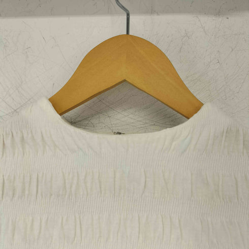 SIWEM RUCHED SHORT SLEEVE TOPS レディース