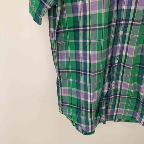 ブルックスブラザーズ BROOKS BROTHERS THE ORIGINAL POLO SHIRT ボタンダウン 半袖 チェックシャツ メンズ import:S