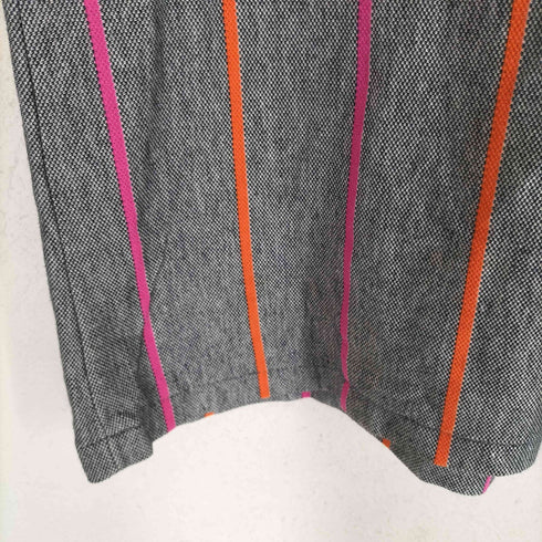 企業ロゴストライプ柄ポロシャツ MADE IN USA メンズ XL
