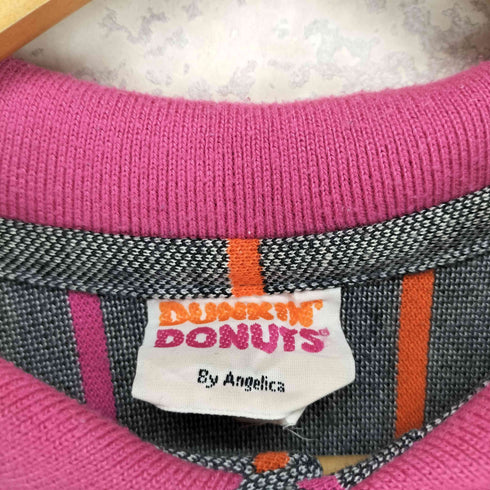 企業ロゴストライプ柄ポロシャツ MADE IN USA メンズ XL