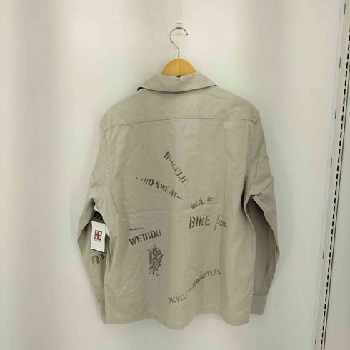 ウィアード WEIRDO NO GAS? L/S WORK SHIRTS ノーガス オープンカラー 長袖ワークシャツ メンズ L