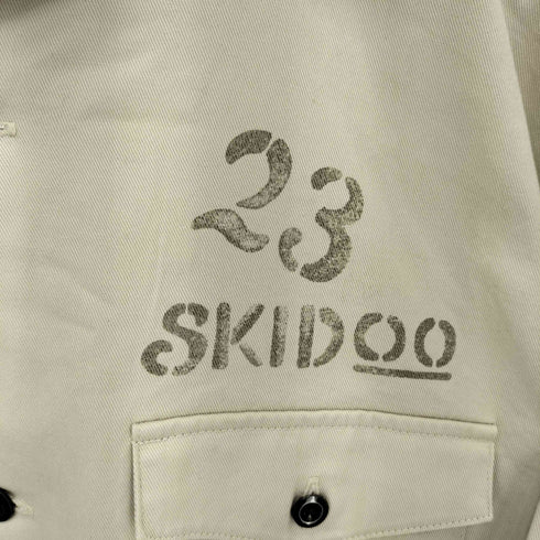 ウィアード WEIRDO NO GAS? L/S WORK SHIRTS ノーガス オープンカラー 長袖ワークシャツ メンズ L