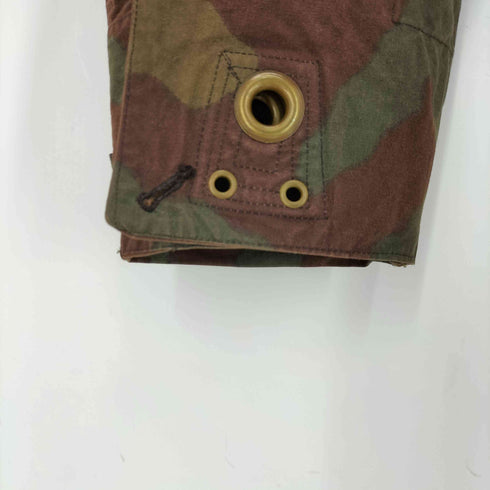 Japanese Label Y2K archive gimmick MAIDEN COMPANY AMITA Cargo Military Pants ギミック カモ 迷彩柄 ミリタリー パンツ ドーナツボタン UNIVERSAL ジップ メンズ 3