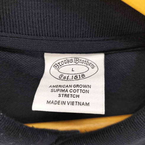 ブルックスブラザーズ BROOKS BROTHERS スーピマコットン ストレッチ ワンポイント ポロシャツ メンズ import:L