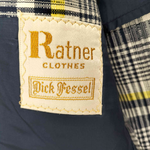 70S~ RATHER CLOTHES チェック柄テーラードジャケット メンズ