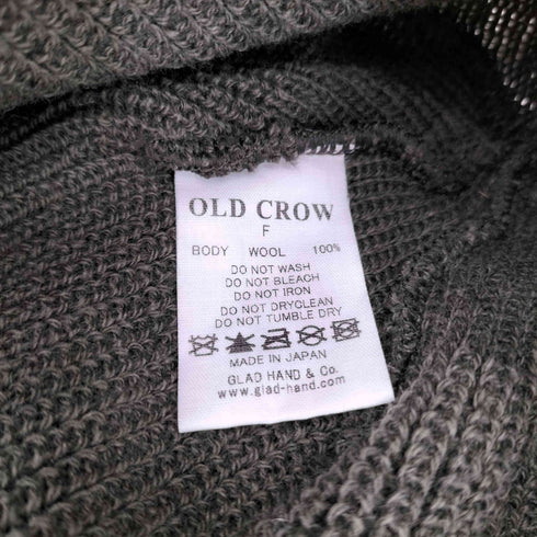 オールドクロウ OLD CROW 40s WATCH CAP ウール ニットキャップ ビーニー 帽子 メンズ FREE