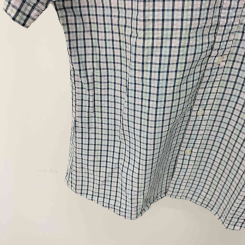 ブルックスブラザーズ BROOKS BROTHERS REGENT FIT シアサッカー ボタンダウンシャツ メンズ import:M