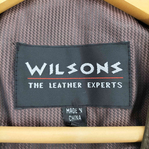 ウィルソン Wilsons Leather フロントスウェードジレ ベスト メンズ L