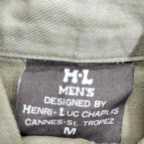 アンリリュシャピュイ Henri-Luc Chapuis リネンジップブルゾン メンズ M