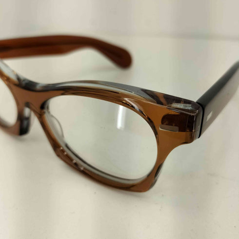 グラッドハンド GLADHAND × BLACK CARAVAN ZORRO #001 BROWN&CLEAR×SMOKE クリアフレーム サングラス メンズ 53-19