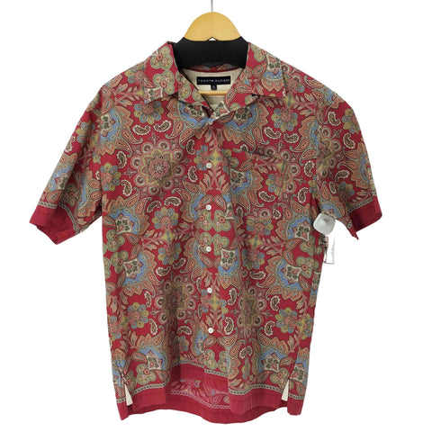 トミーヒルフィガー TOMMY HILFIGER コットン100 オープンカラーシャツ メンズ import:M