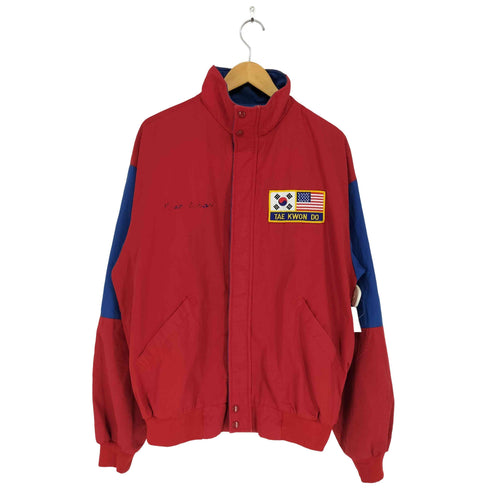 ダンブルック Dunbrooke TAE KWON DO ワッペンジップブルゾン メンズ L