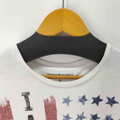 デニムアンドサプライ ラルフローレン DENIM & SUPPLY RALPH LAUREN 星条旗 I AM AMERICA プリントシャツ メンズ import:M