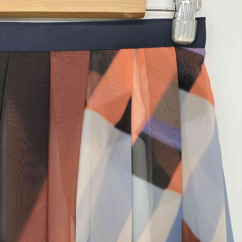 ポールスミスブラック Paul Smith BLACK グラデーション マルチカラー シアー スカート レディース JPN:40