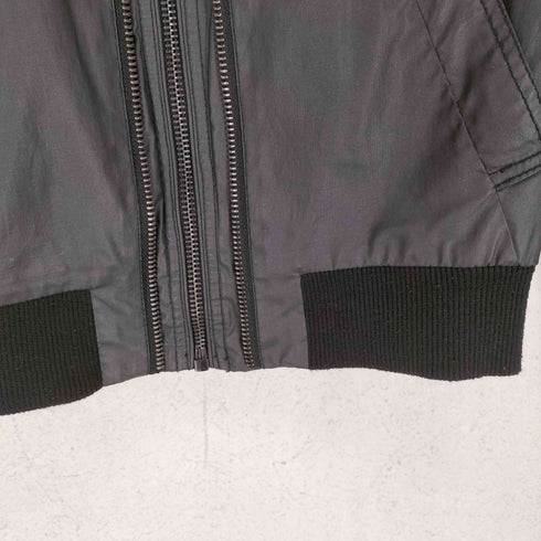 エイチアンドエム H&M Y2K フロントジップデザイン コーティング加工ジップブルゾン メンズ 165