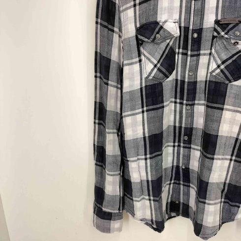 ディーゼル DIESEL チェック柄 ウエスタンシャツ メンズ JPN:S