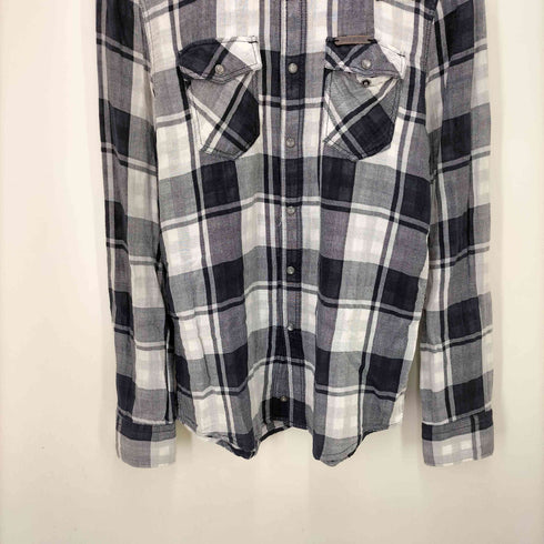 ディーゼル DIESEL チェック柄 ウエスタンシャツ メンズ JPN:S