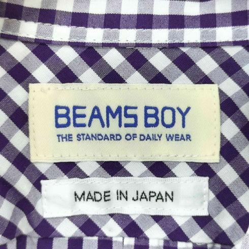 ビームスボーイ BEAMS BOY ギンガム BD シャツ レディース