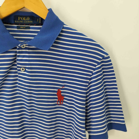 ポロラルフローレン POLO RALPH LAUREN PRO FIT ポニー刺繍 ボーダー ポロシャツ メンズ import:S