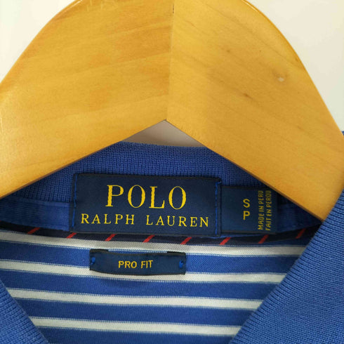 ポロラルフローレン POLO RALPH LAUREN PRO FIT ポニー刺繍 ボーダー ポロシャツ メンズ import:S