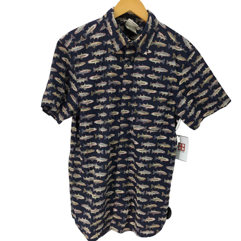 ザノースフェイス THE NORTH FACE BAYTRAIL PATTERN SHIRT 魚柄 メンズ import:M