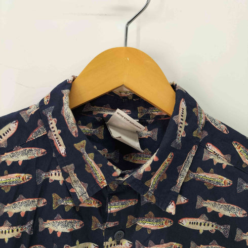 ザノースフェイス THE NORTH FACE BAYTRAIL PATTERN SHIRT 魚柄 メンズ import:M
