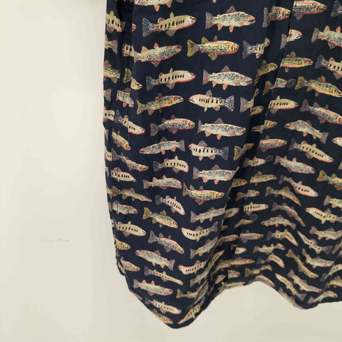 ザノースフェイス THE NORTH FACE BAYTRAIL PATTERN SHIRT 魚柄 メンズ import:M