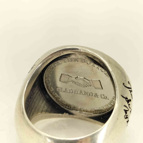 グラッドハンド GLADHAND 10th Anniversary シグネット コインリング メンズ 13号