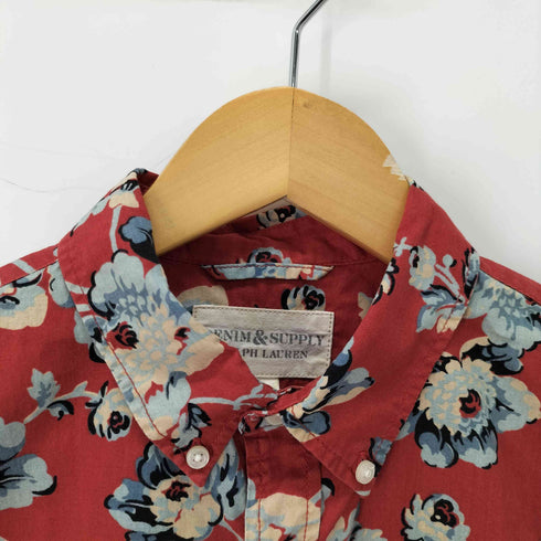 デニムアンドサプライ ラルフローレン DENIM & SUPPLY RALPH LAUREN 花柄 半袖 ボタンダウンシャツ メンズ import:S