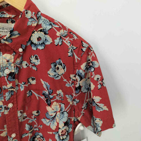 デニムアンドサプライ ラルフローレン DENIM & SUPPLY RALPH LAUREN 花柄 半袖 ボタンダウンシャツ メンズ import:S