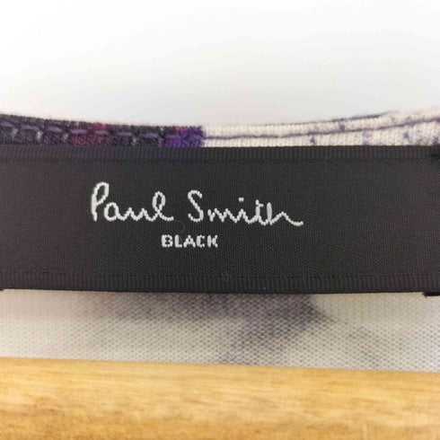 ポールスミスブラック Paul Smith BLACK 花柄 切替 ドレープ カットソー レディース JPN:M
