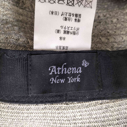 アシーナニューヨーク Athena New York 花柄刺繍 ハット レディース