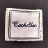 Cachellie パイソンレザーハンドル 編みトートバッグ レディース