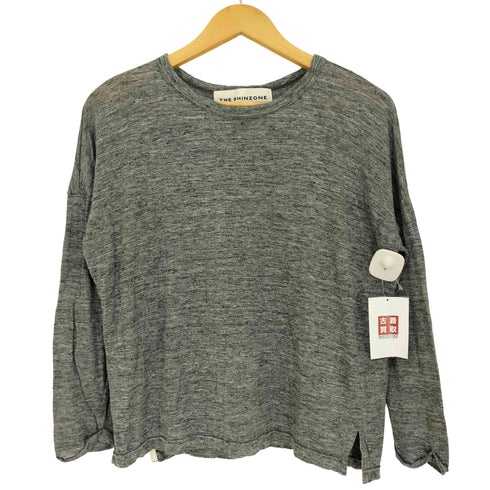 ザシンゾーン THE Shinzone リネン100 サイドスリット 長袖 Tシャツ レディース FREE