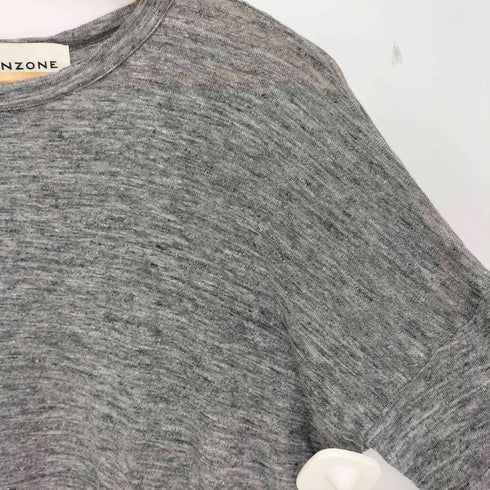 ザシンゾーン THE Shinzone リネン100 サイドスリット 長袖 Tシャツ レディース FREE
