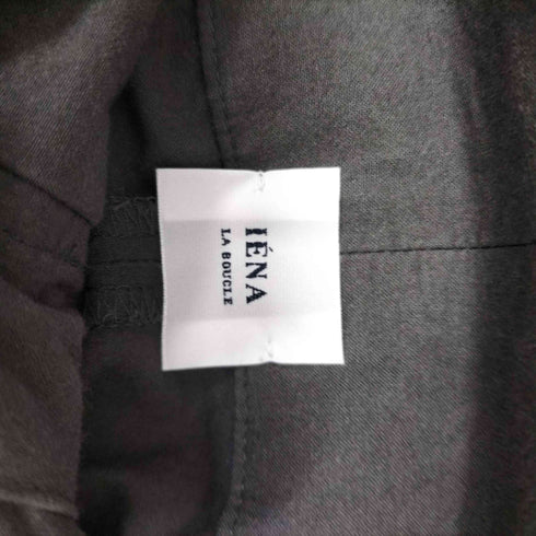 イエナラブークル IENA LA BOUCLE 24SS 馬布 タック オーバー パンツ ウエストベルト ワイド パンツ レディース